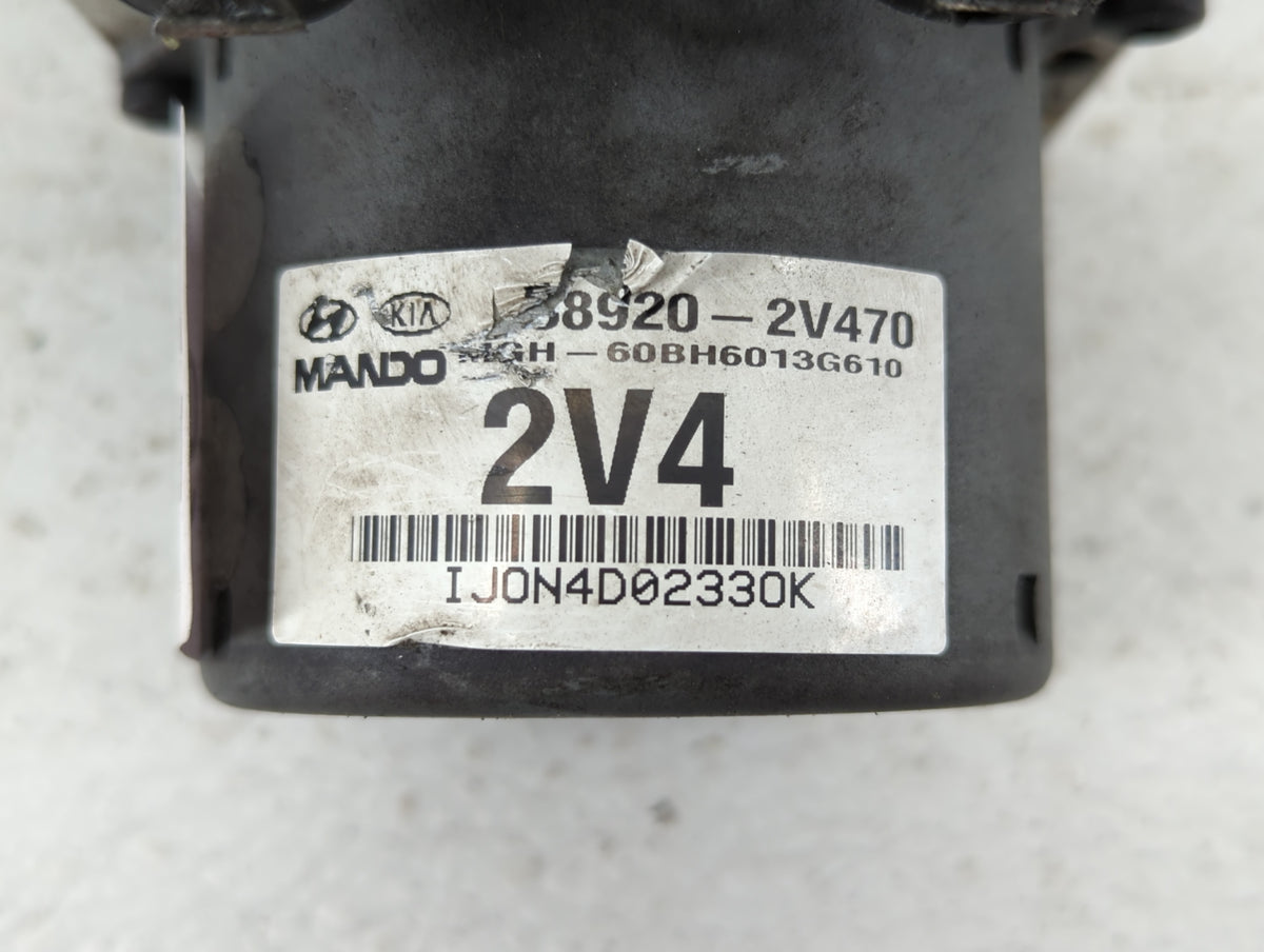 2014 Hyundai Veloster Anti-Lock Brake ABS Pump Module Actuator OEM P/N:58920-2V470 Fits OEM Used Auto Parts - Oemusedautopar