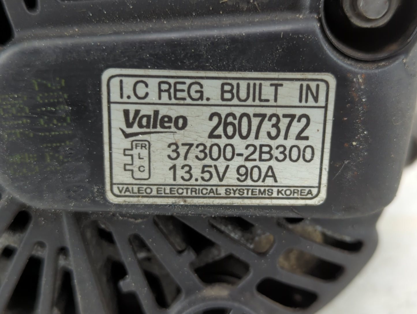 2012-2017 Hyundai Veloster Alternator Replacement Generator Charging Assembly Engine OEM P/N:37300-2B300 Fits OEM Used Auto 