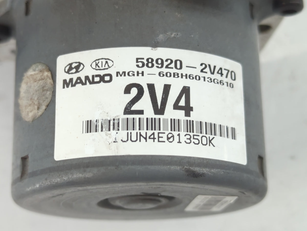 2014 Hyundai Veloster Anti-Lock Brake ABS Pump Module Actuator OEM P/N:58920-2V470 Fits OEM Used Auto Parts - Oemusedautopar