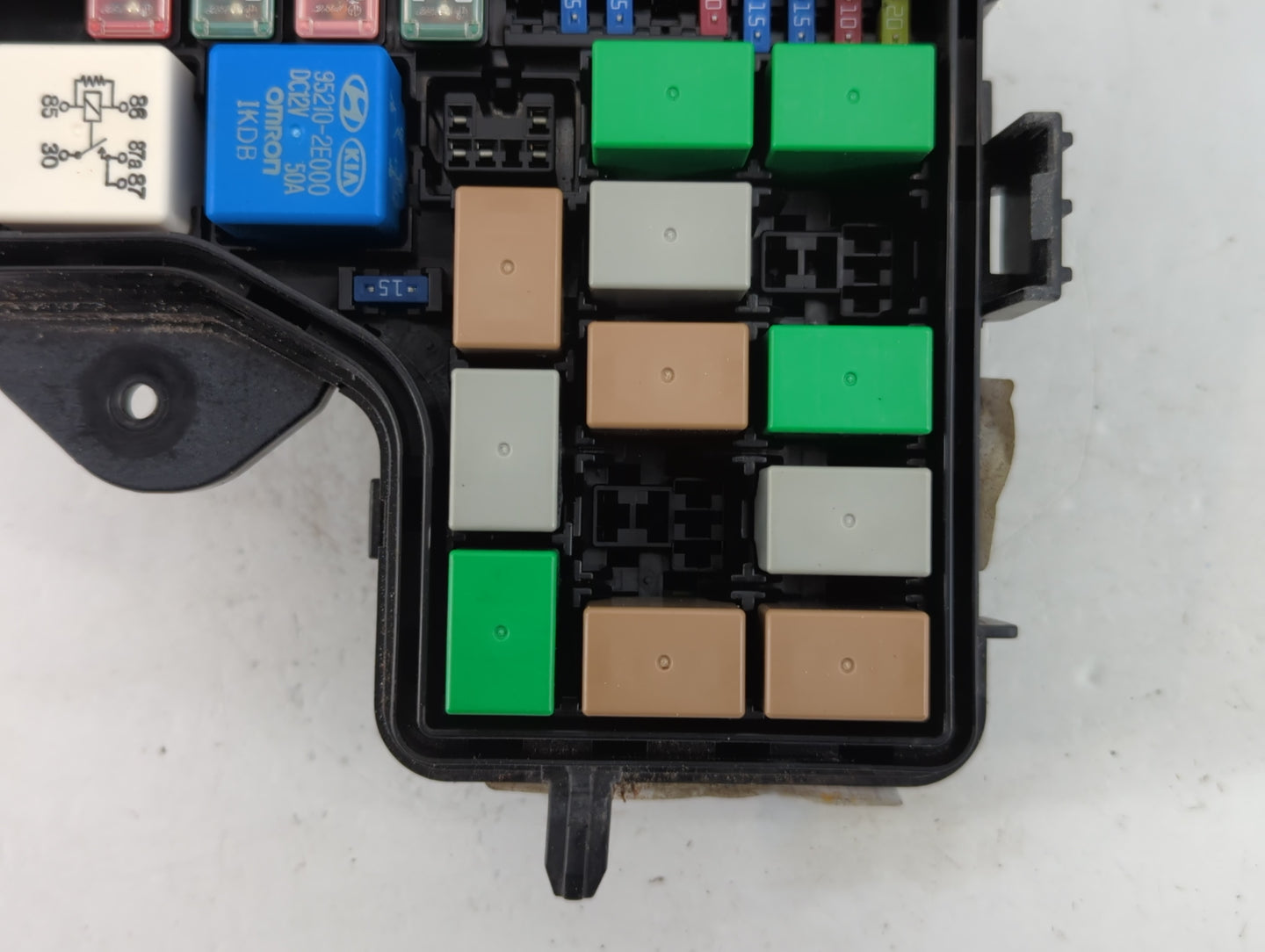 2012-2014 Hyundai Veloster Fusebox Fuse Box Panel Relay Module P/N:91941-2V320 Fits Fits 2012 2013 2014 OEM Used Auto Parts 