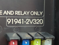 2012-2014 Hyundai Veloster Fusebox Fuse Box Panel Relay Module P/N:91941-2V320 Fits Fits 2012 2013 2014 OEM Used Auto Parts 