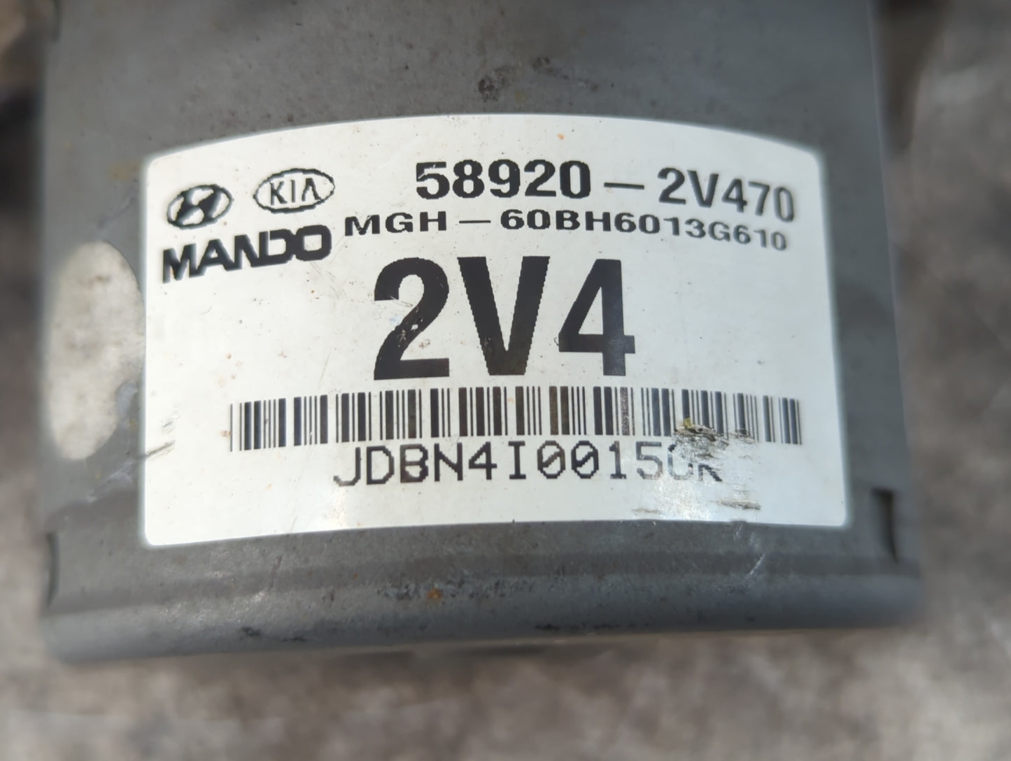 2014 Hyundai Veloster ABS Pump Control Module Replacement P/N:58920-2V470 Fits OEM Used Auto Parts - Oemusedautoparts1.com