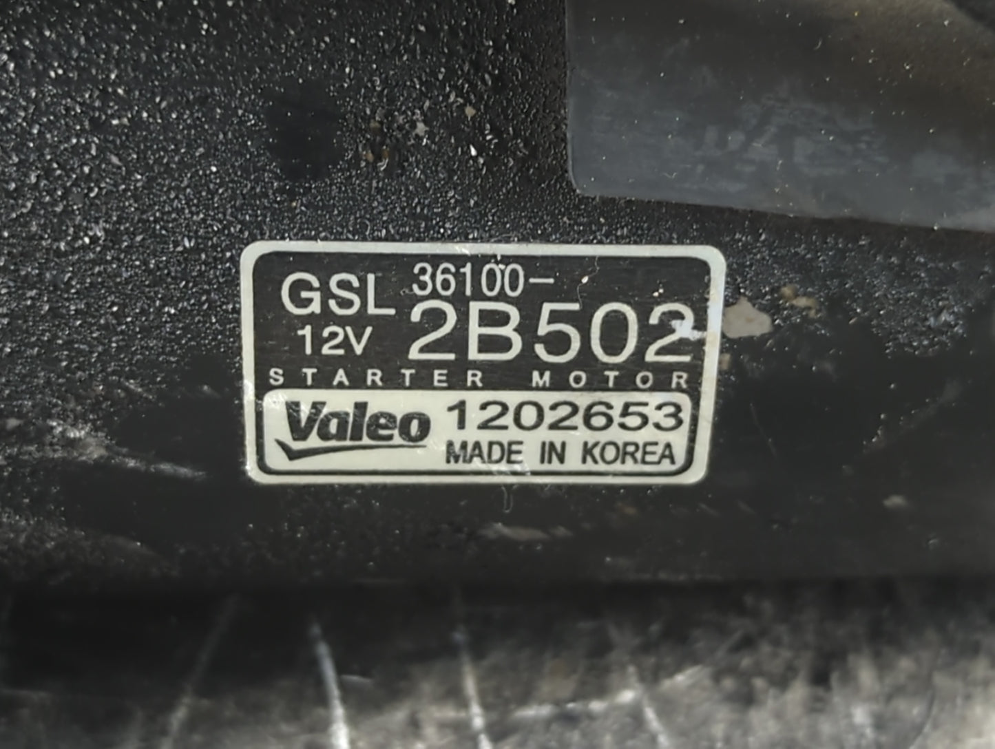 2012-2020 Hyundai Veloster Car Starter Motor Solenoid OEM P/N:36100-2B502 Fits OEM Used Auto Parts - Oemusedautoparts1.com