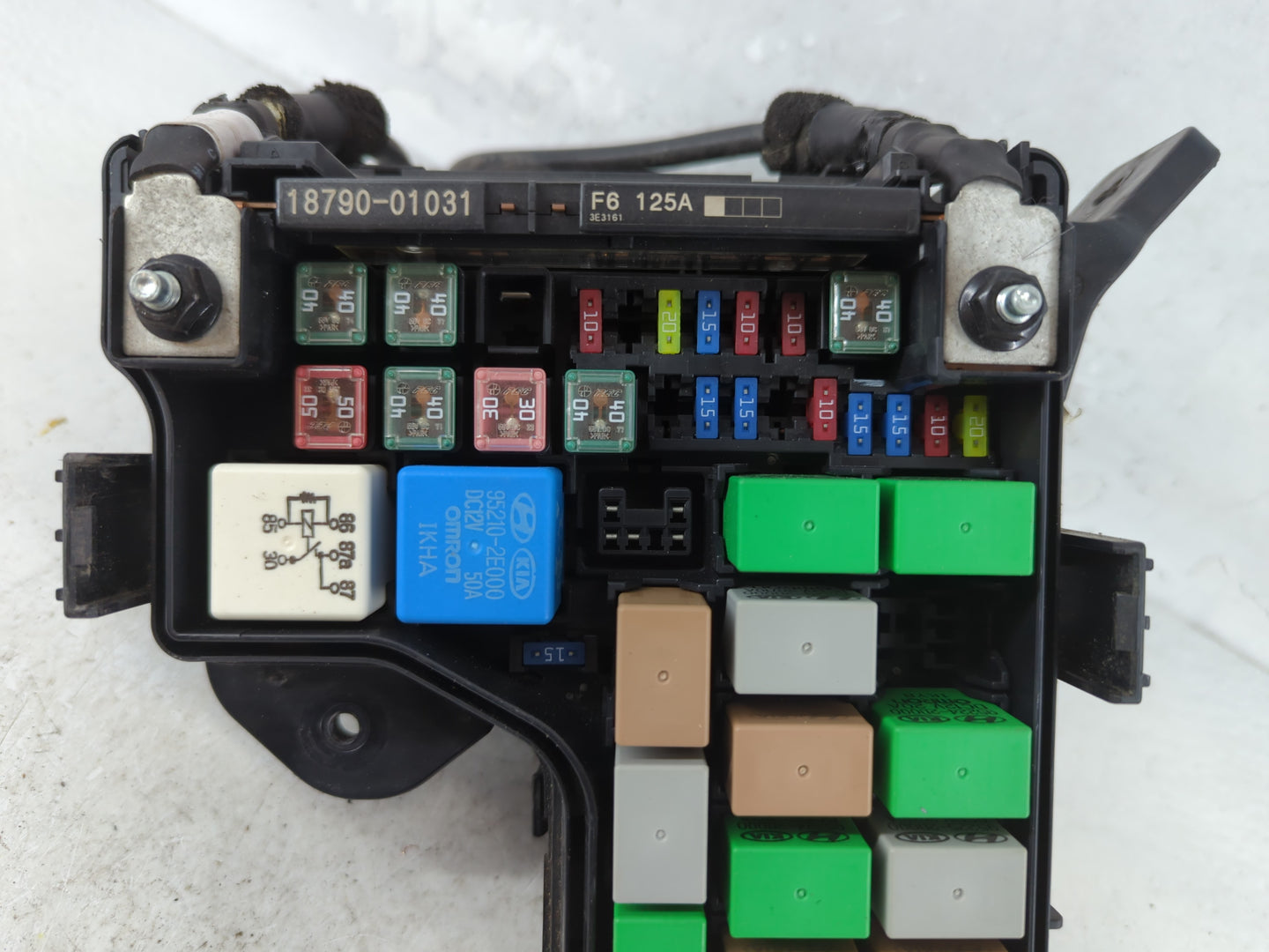 2012-2014 Hyundai Veloster Fusebox Fuse Box Panel Relay Module P/N:131220 0045R1, 91236 2V057 Fits Fits 2012 2013 2014 OEM U