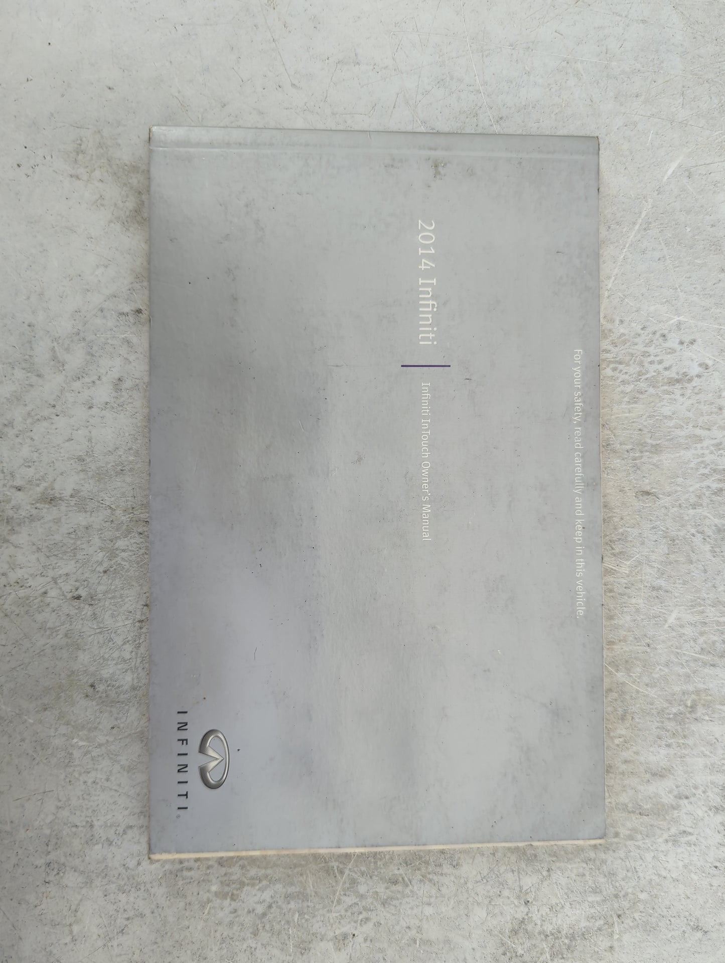 2014 Infiniti G35 Owners Manual Book Guide P/N:N14E 0V37U0 OEM Used Auto Parts - Oemusedautoparts1.com