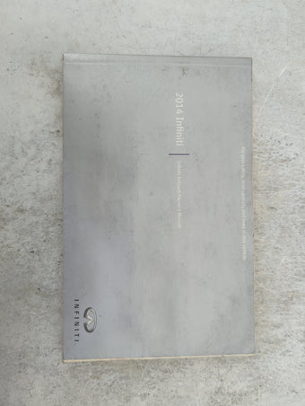 compare product 2014 Infiniti G35 Owners Manual Book Guide P/N:N14E 0V37U0 OEM Used Auto Parts