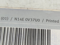 2014 Infiniti G35 Owners Manual Book Guide P/N:N14E 0V37U0 OEM Used Auto Parts - Oemusedautoparts1.com