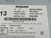 2014-2018 Infiniti Q50 Radio AM FM Cd Player Receiver Replacement P/N:28330 4HB0A Fits Fits 2014 2015 2016 2017 2018 OEM Use