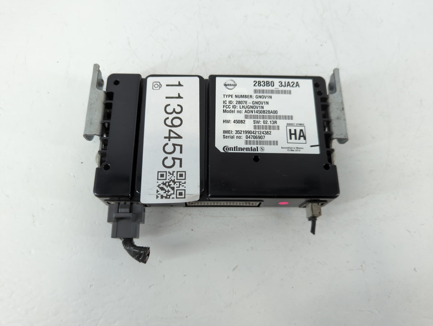 2014 Infiniti Q50 Radio AM FM Cd Player Receiver Replacement P/N:283B0 3JA2A Fits OEM Used Auto Parts - Oemusedautoparts1.co