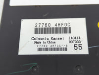 2014-2014 Infiniti Q50 Temperature Control Module 27760 4hf0c - Oemusedautoparts1.com