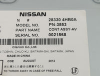 2014 Infiniti Q50 Radio AM FM Cd Player Receiver Replacement P/N:28330 4HB0A Fits OEM Used Auto Parts - Oemusedautoparts1.co