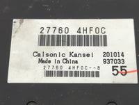 2014-2014 Infiniti Q50 Temperature Control Module 277604hf0c - Oemusedautoparts1.com