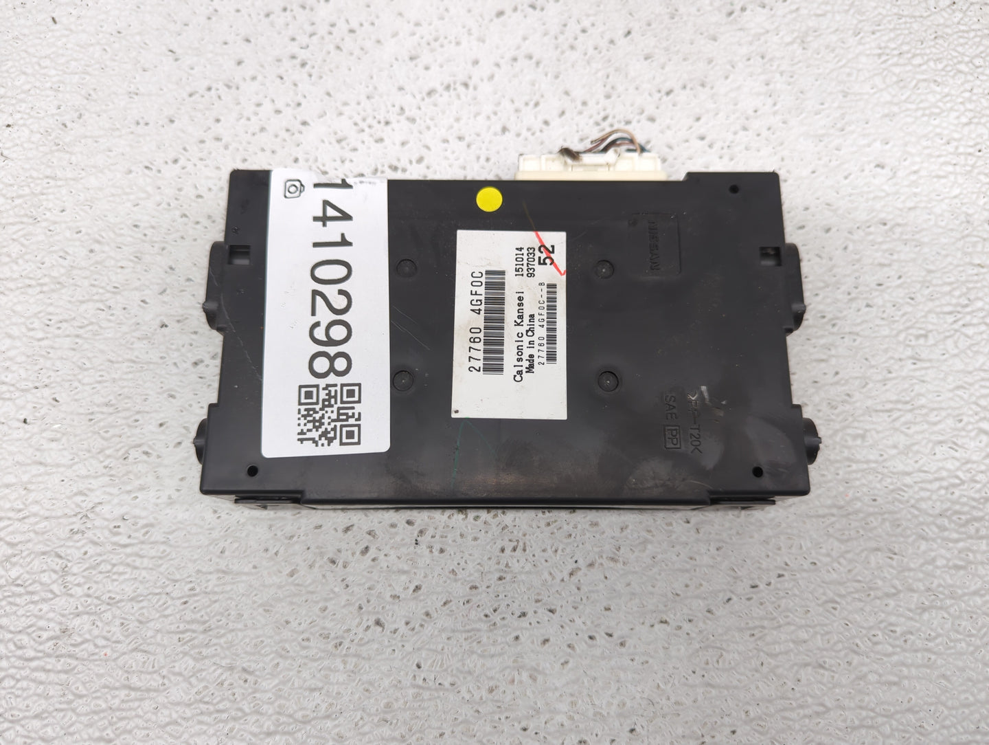 Infiniti Q50 Temperature Control Module 27760-4gf0c - Oemusedautoparts1.com