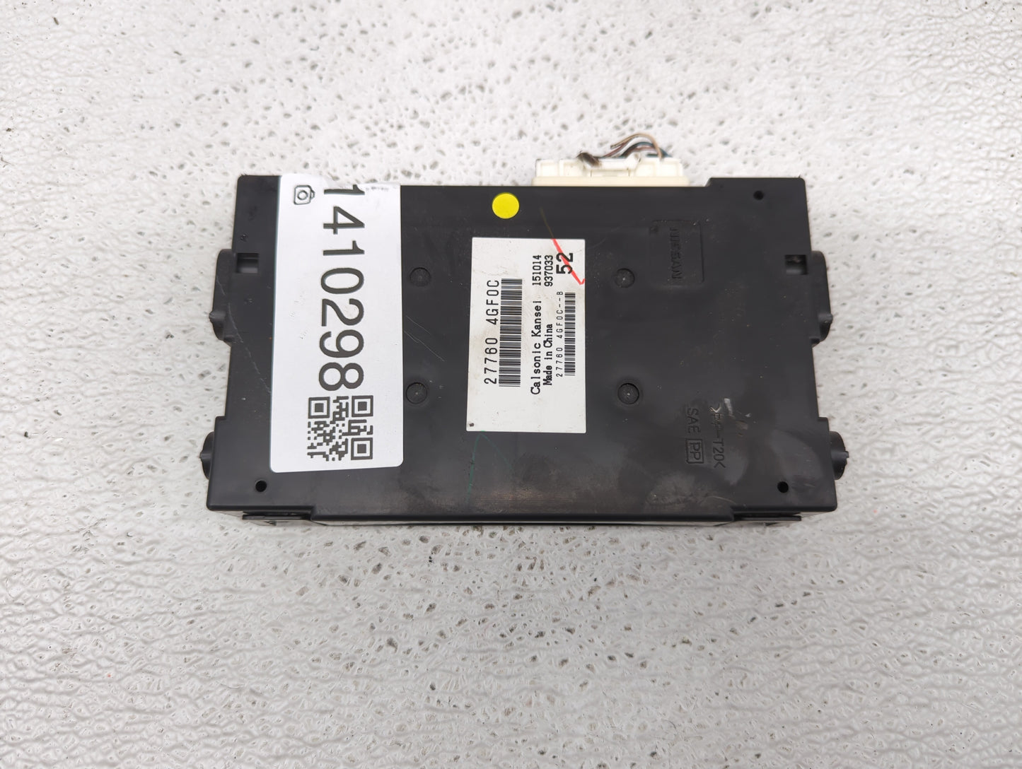 Infiniti Q50 Temperature Control Module 27760-4gf0c - Oemusedautoparts1.com