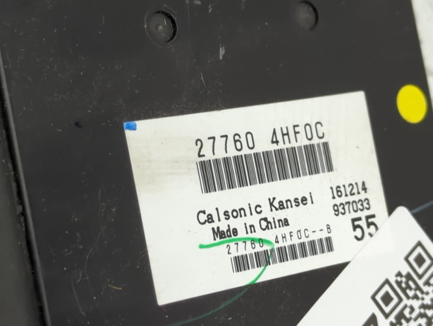 2014-2015 Infiniti Q50 Temperature Control Module 27760-4hf0c - Oemusedautoparts1.com
