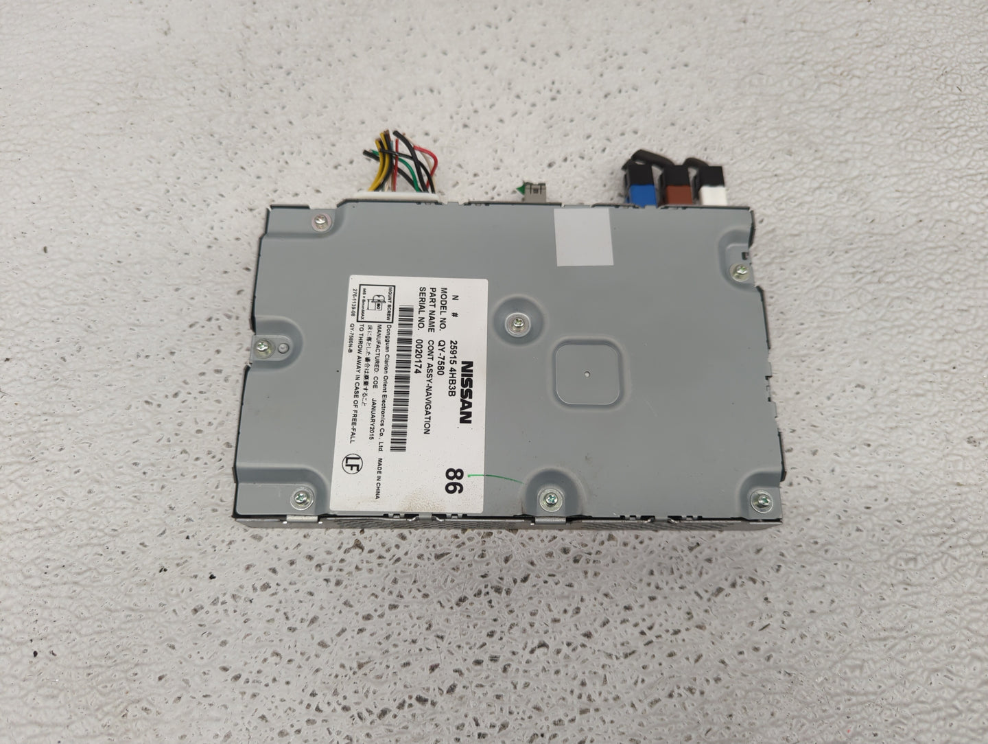 2014-2014 Infiniti Q50 Temperature Control Module 25915-4hb3b - Oemusedautoparts1.com