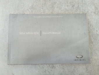 compare product 2014 Infiniti Q50 Owners Manual Book Guide P/N:OM14E 0V37U0 OEM Used Auto Parts
