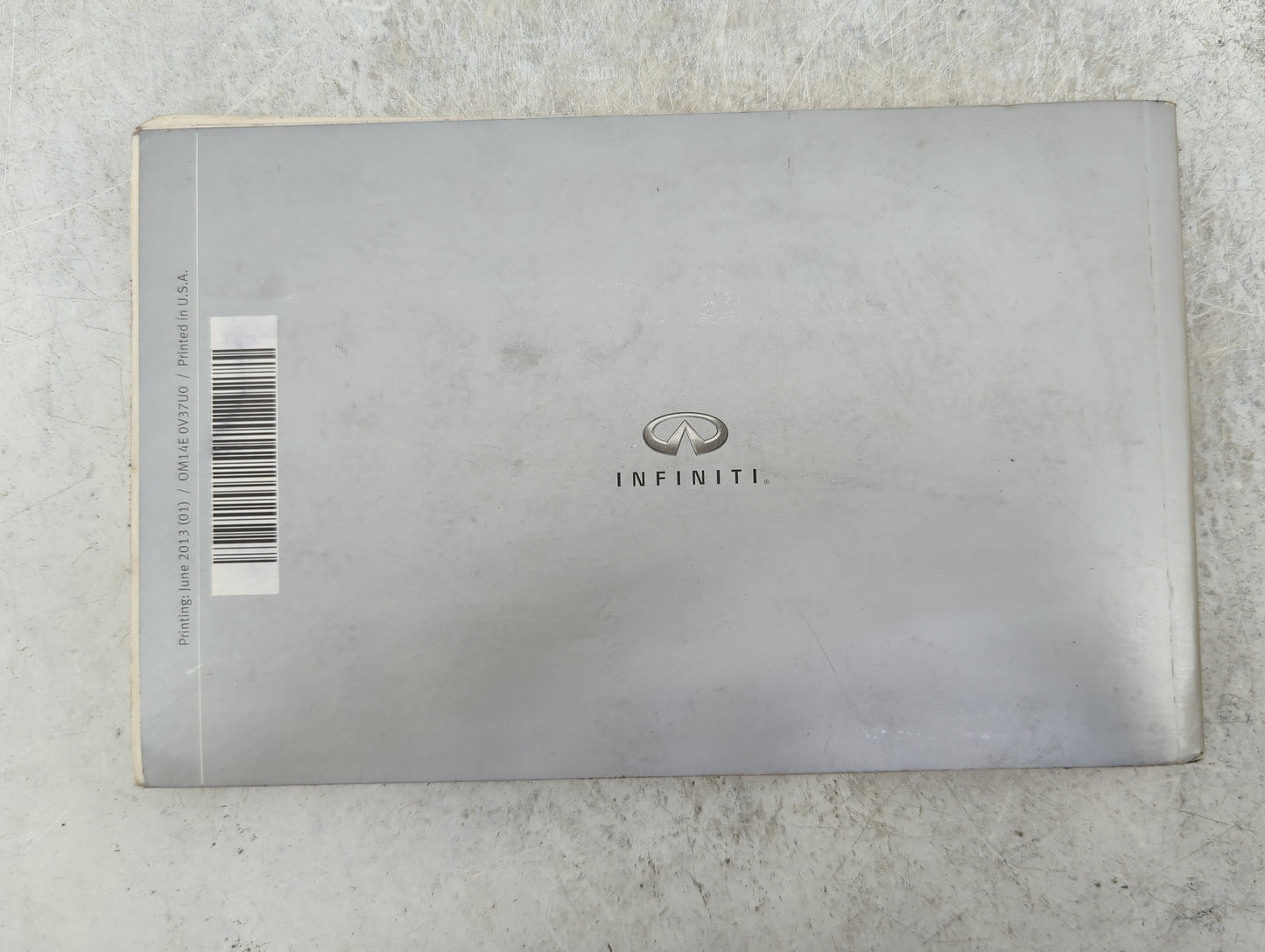 2014 Infiniti Q50 Owners Manual Book Guide P/N:OM14E 0V37U0 OEM Used Auto Parts - Oemusedautoparts1.com