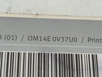 2014 Infiniti Q50 Owners Manual Book Guide P/N:OM14E 0V37U0 OEM Used Auto Parts - Oemusedautoparts1.com