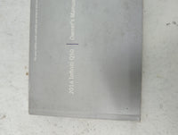 2014 Infiniti Q50 Owners Manual Book Guide P/N:OM14E 0V37U0 OEM Used Auto Parts - Oemusedautoparts1.com