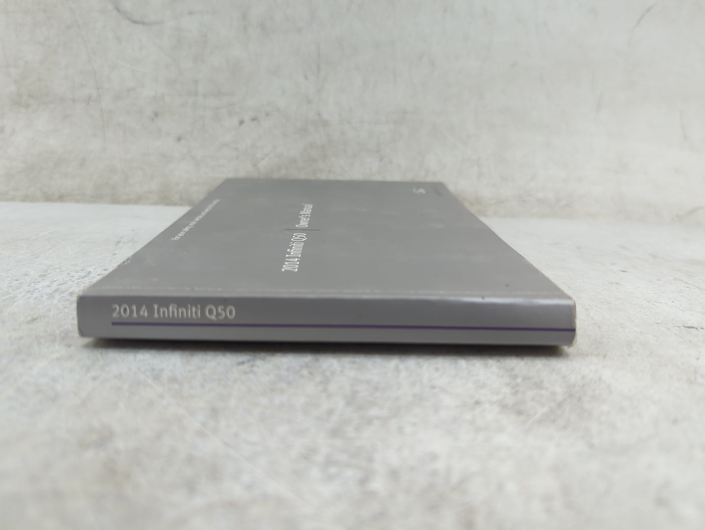 2014 Infiniti Q50 Owners Manual Book Guide P/N:OM14E 0V37U0 OEM Used Auto Parts - Oemusedautoparts1.com