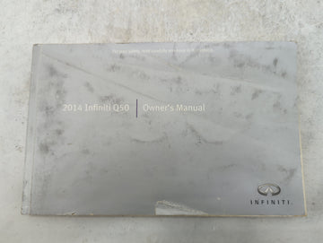 2014 Infiniti Q50 Owners Manual Book Guide P/N:OM14E 0V37U0 OEM Used Auto Parts - Oemusedautoparts1.com