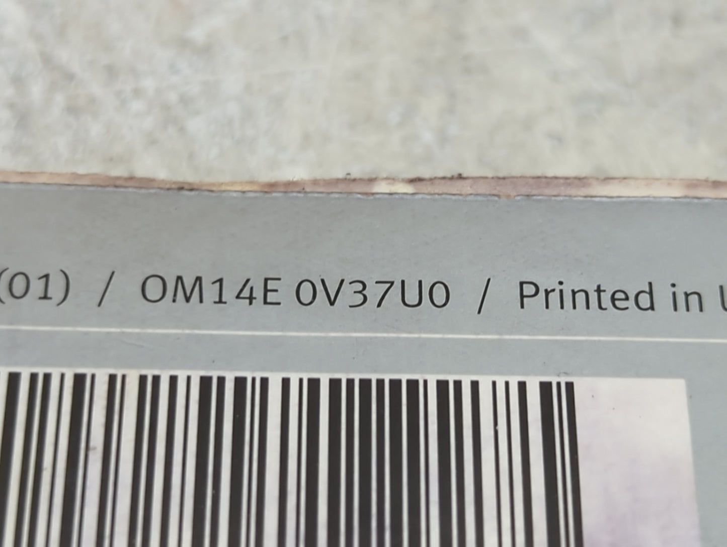 2014 Infiniti Q50 Owners Manual Book Guide P/N:OM14E 0V37U0 OEM Used Auto Parts - Oemusedautoparts1.com