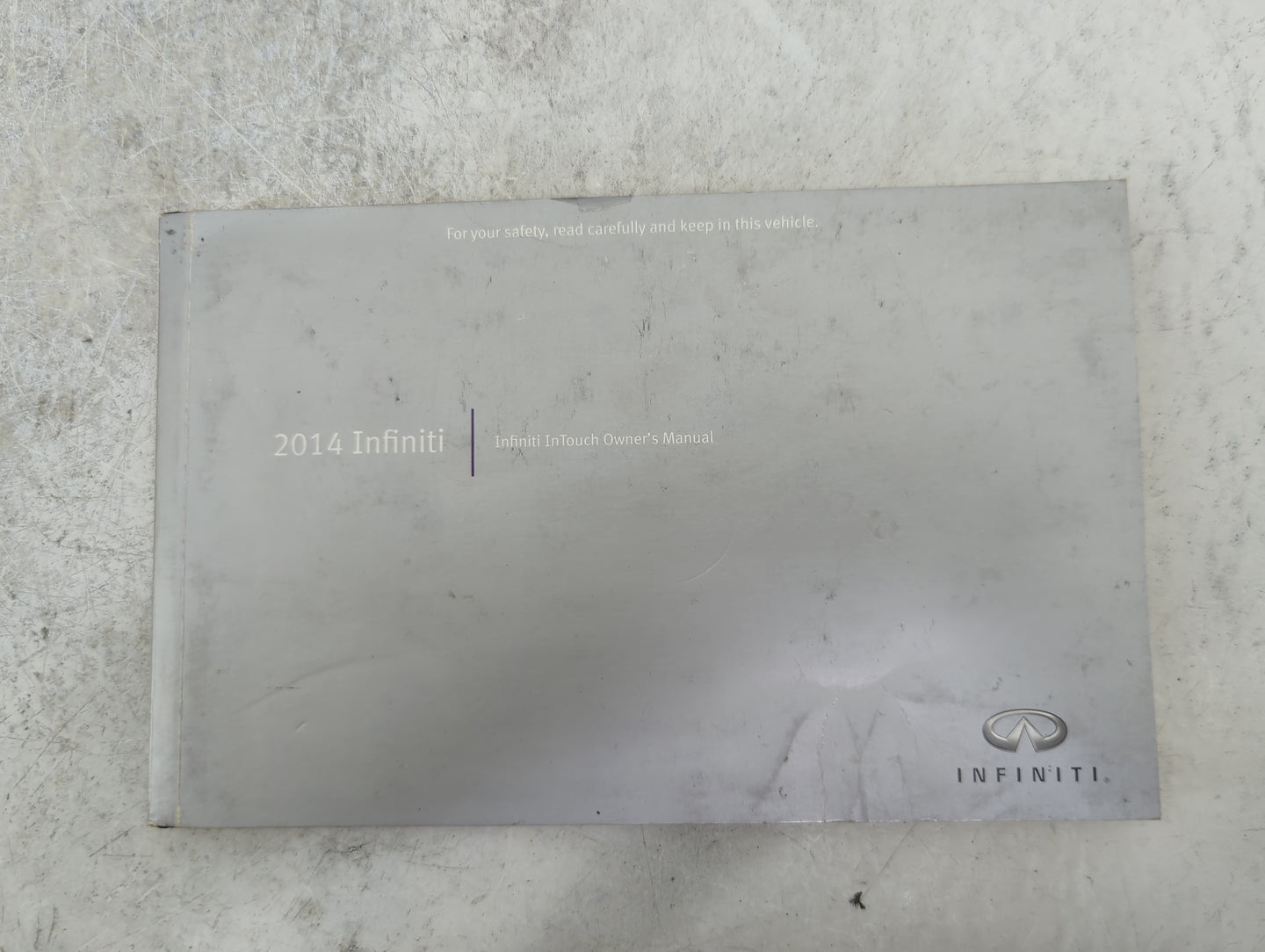 2014 Infiniti Q50 Owners Manual Book Guide P/N:OM14E 0V37U0 OEM Used Auto Parts - Oemusedautoparts1.com