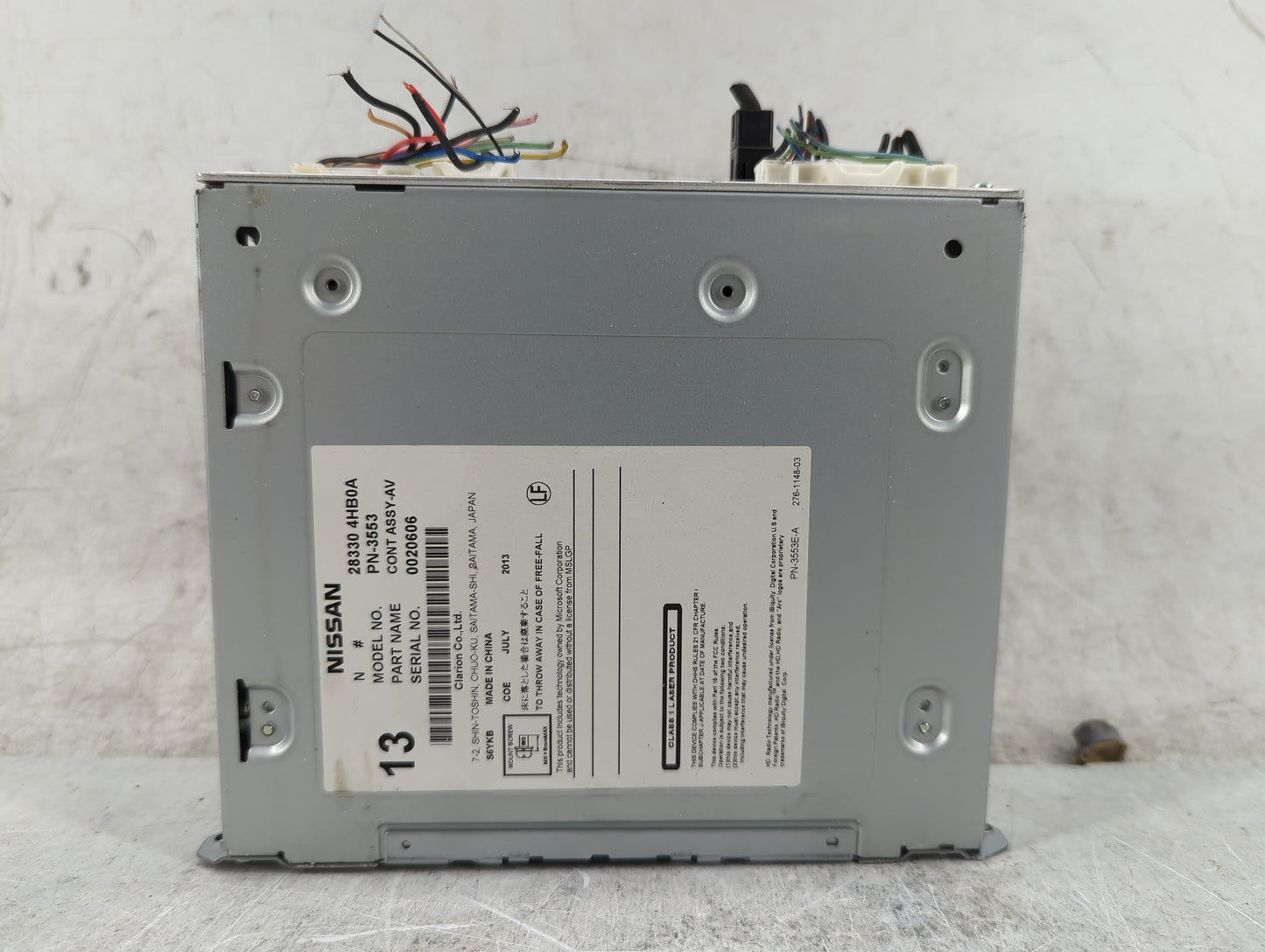 2014-2018 Infiniti Q50 Radio AM FM Cd Player Receiver Replacement P/N:283304HB0A PN-3553 Fits Fits 2014 2015 2016 2017 2018 