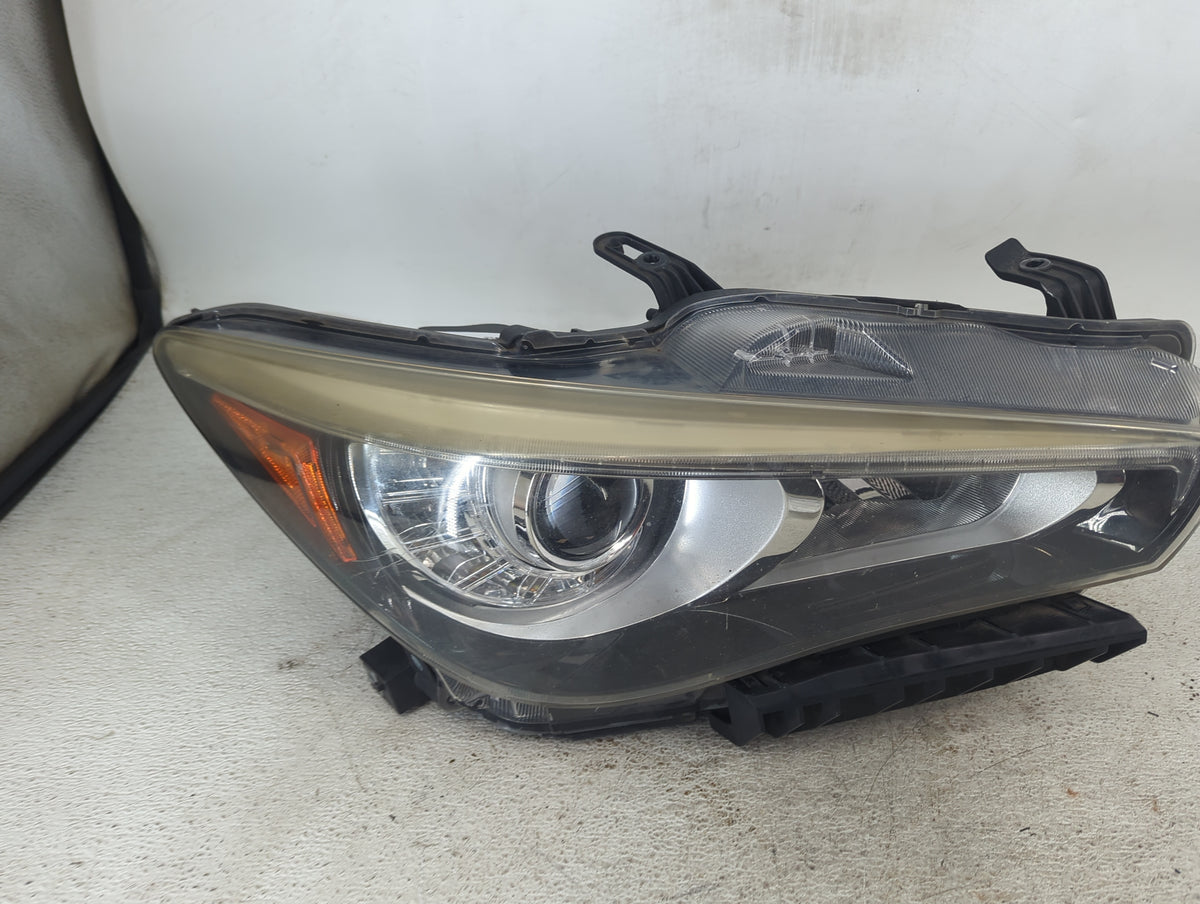2014-2017 Infiniti Q50 Passenger Right Oem Head Light Headlight Lamp - Oemusedautoparts1.com