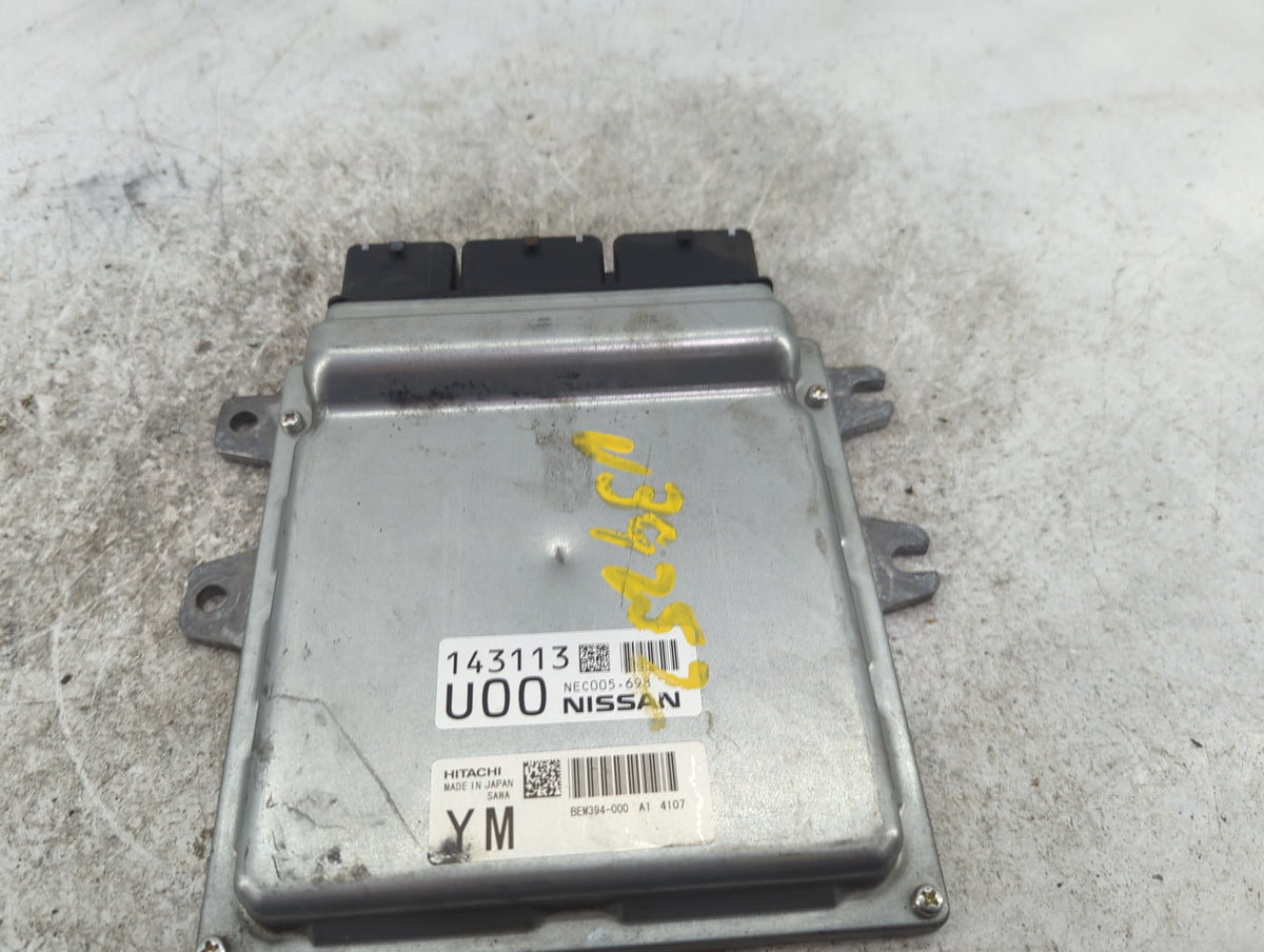 2014-2015 Infiniti Q50 PCM Engine Control Computer ECU ECM PCU OEM P/N:NEC005-698 BEM394-000 Fits 2014 2015 OEM Used Auto Pa