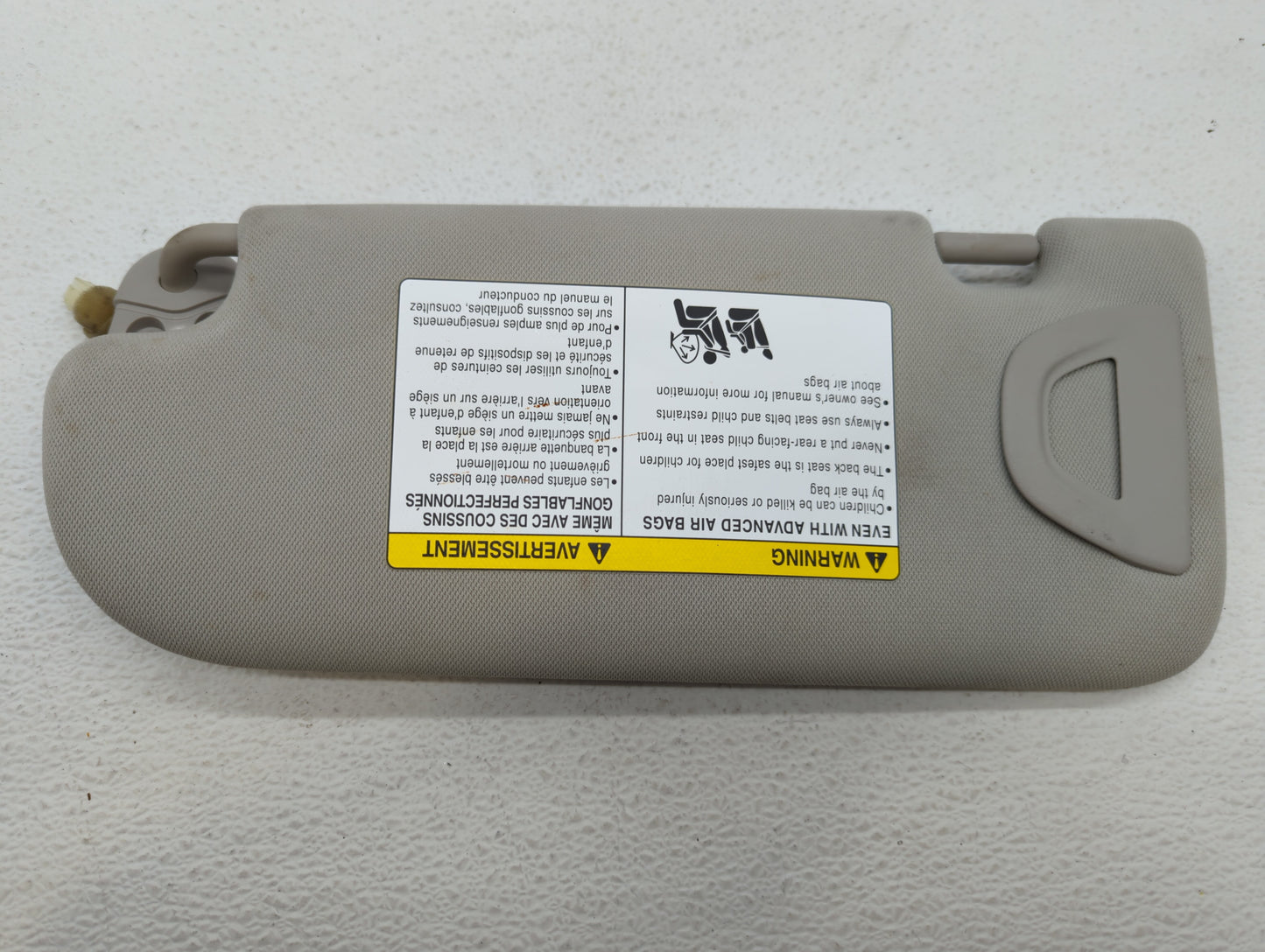 2014-2018 Infiniti Q50 Sun Visor Shade Replacement Passenger Right Mirror Fits Fits 2014 2015 2016 2017 2018 OEM Used Auto P