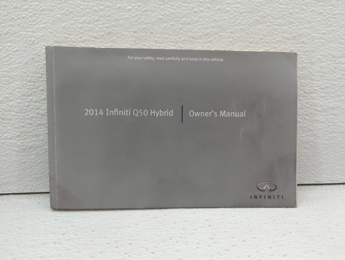 2014 Infiniti Q50 Owners Manual Book Guide OEM Used Auto Parts - Oemusedautoparts1.com