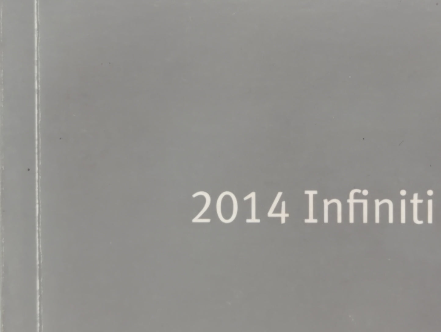 2014 Infiniti Q50 Owners Manual Book Guide OEM Used Auto Parts - Oemusedautoparts1.com