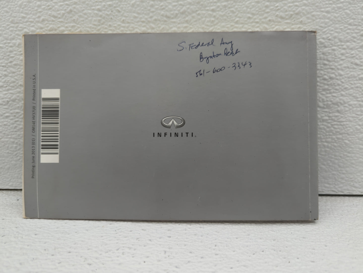 2014 Infiniti Q50 Owners Manual Book Guide OEM Used Auto Parts - Oemusedautoparts1.com