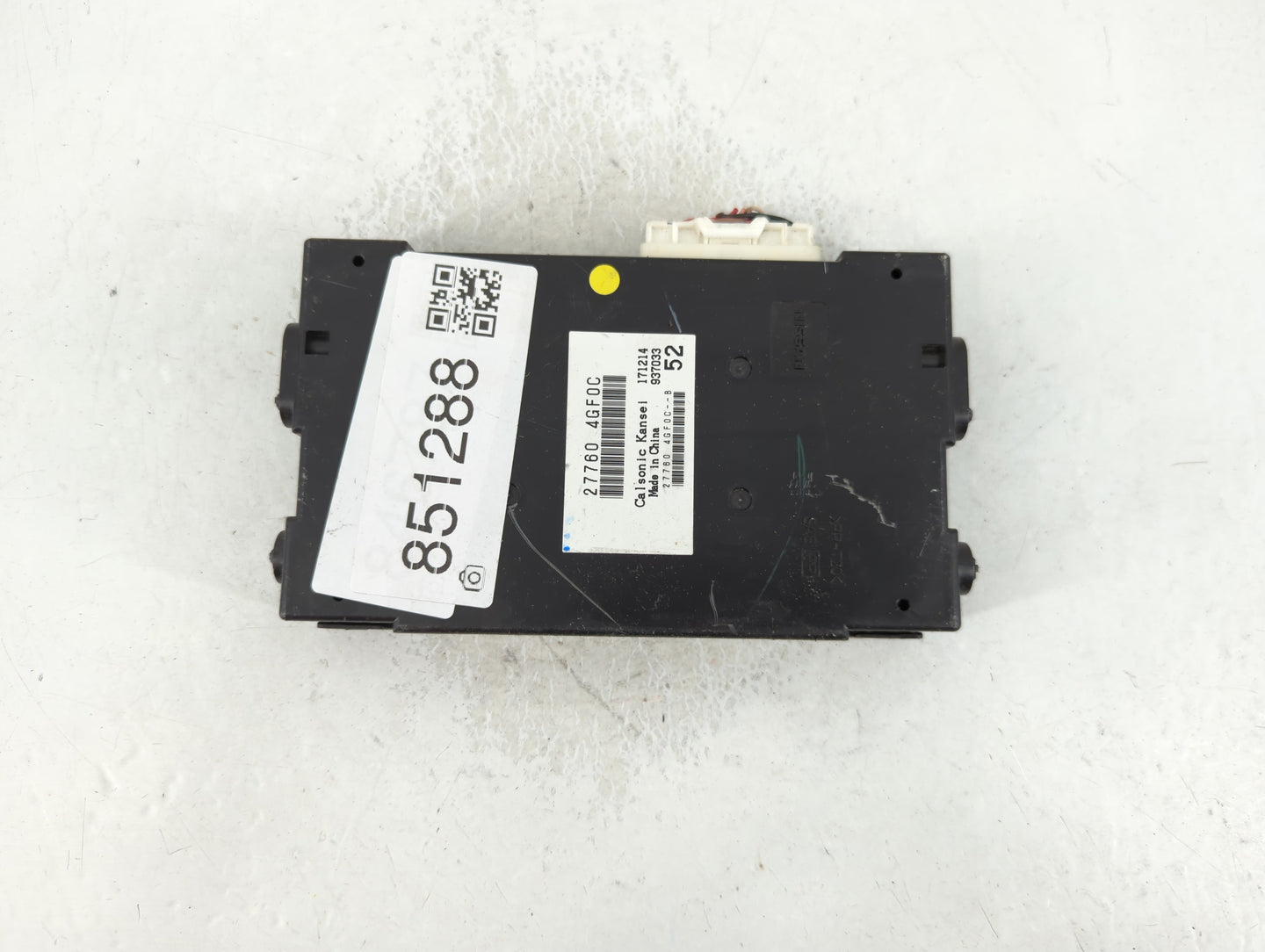 2014-2014 Infiniti Q50 Temperature Control Module 27760 4gf0c - Oemusedautoparts1.com