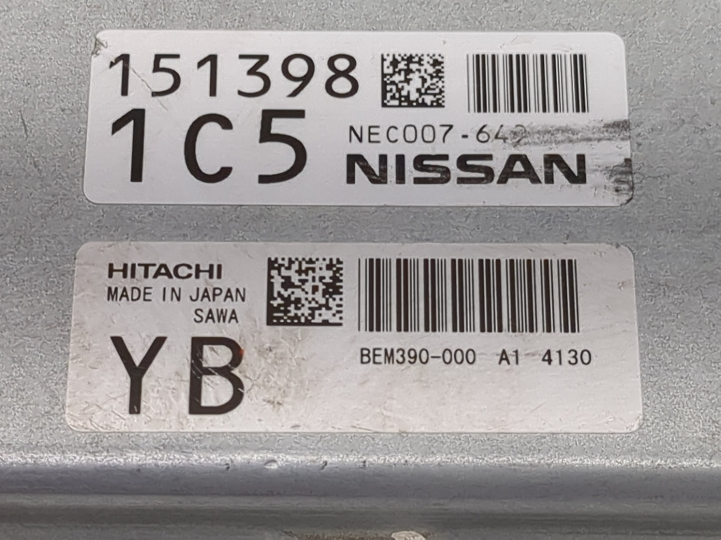 2014-2015 Infiniti Q60 PCM Engine Control Computer ECU ECM PCU OEM P/N:NEC007-642 BEM390-000 Fits OEM Used Auto Parts - Oemu