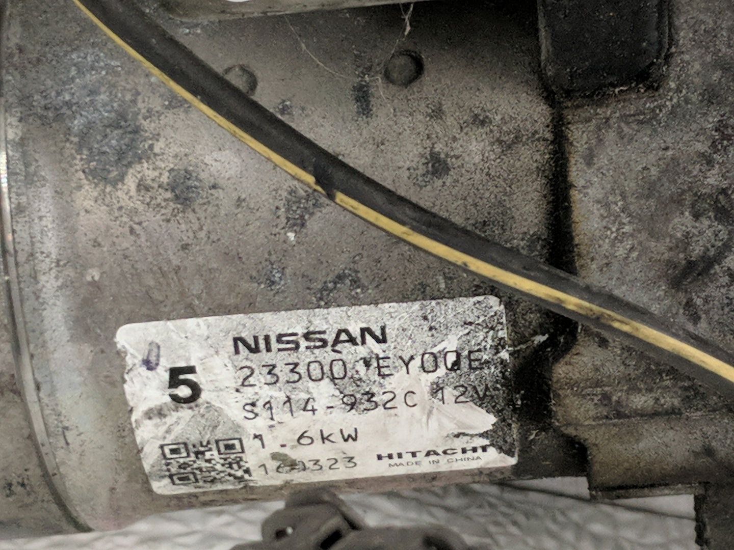 2014-2019 Infiniti Q70 Car Starter Motor Solenoid OEM P/N:S114-932C 12V Fits OEM Used Auto Parts - Oemusedautoparts1.com