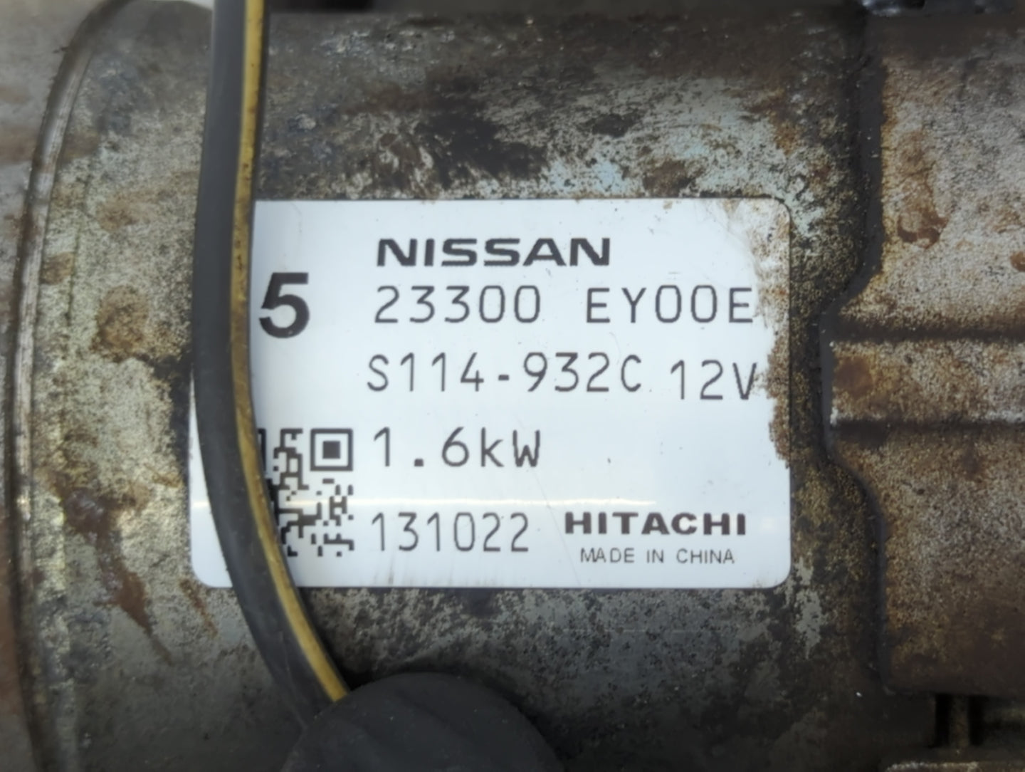 2014-2019 Infiniti Q70 Car Starter Motor Solenoid OEM P/N:S114-932C 12V 23300 EY00E Fits OEM Used Auto Parts - Oemusedautopa