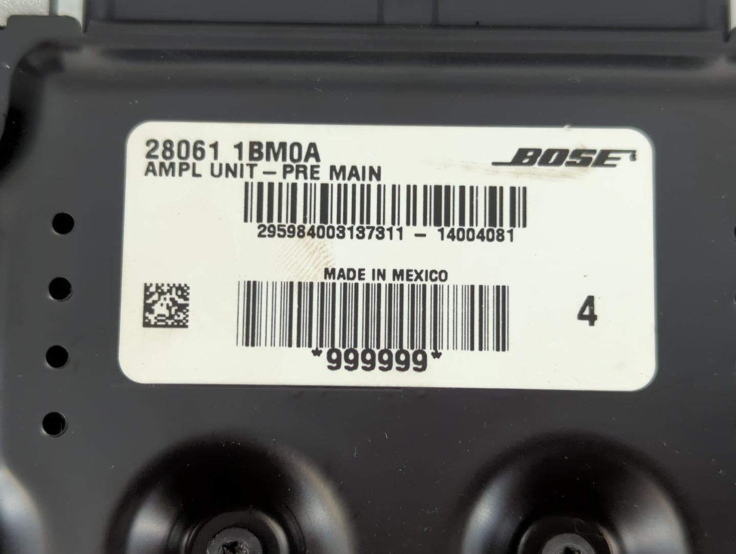 2014-2015 Infiniti Qx50 Radio AM FM Cd Player Receiver Replacement P/N:28061 1BM0A Fits OEM Used Auto Parts - Oemusedautopar