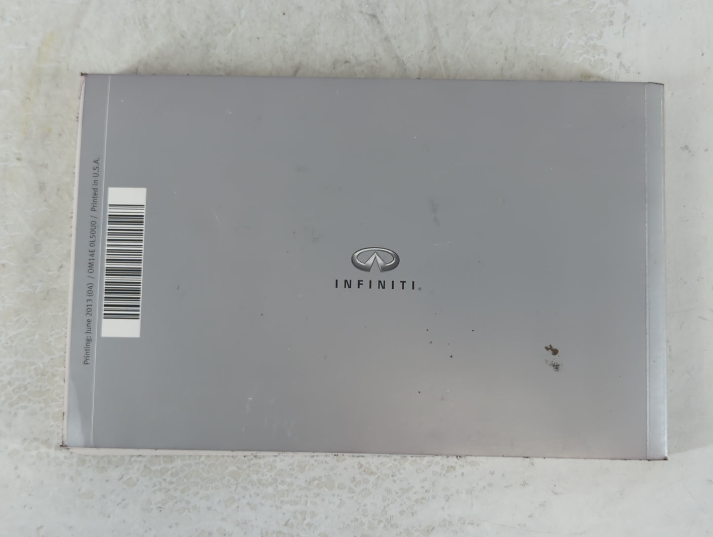 2014 Infiniti Qx60 Owners Manual Book Guide P/N:0M14E 0L50U0 OEM Used Auto Parts - Oemusedautoparts1.com