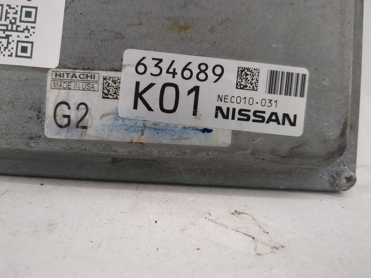 2014 Infiniti Qx60 PCM Engine Control Computer ECU ECM PCU OEM P/N:NEC010-031 OEM Used Auto Parts - Oemusedautoparts1.com