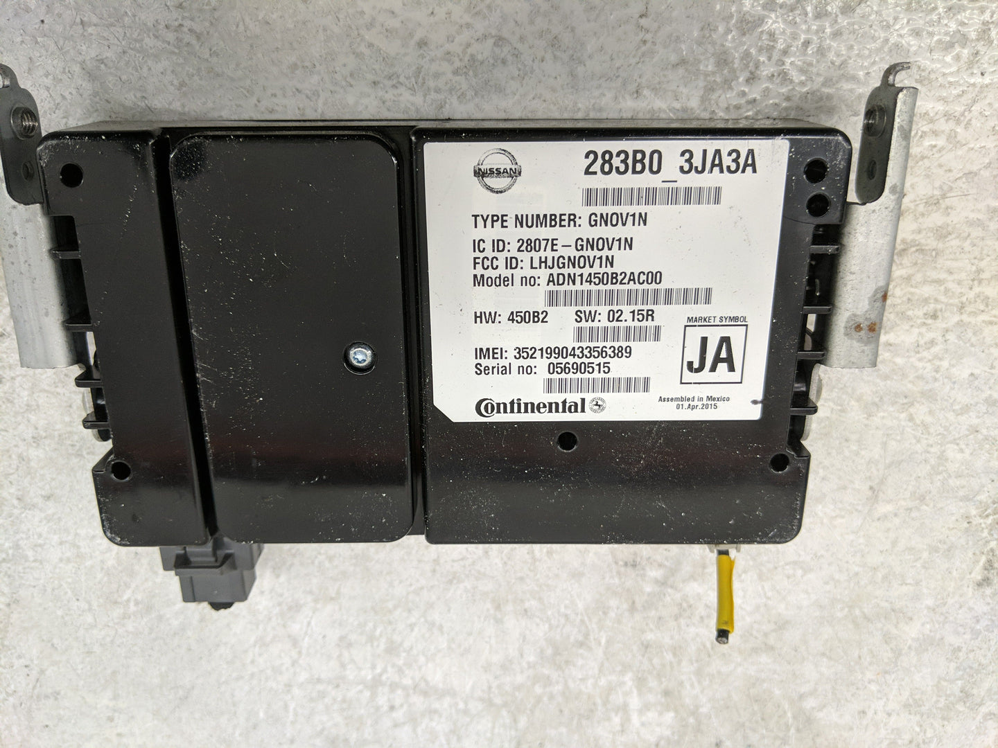 2014 Infiniti Qx60 Radio AM FM Cd Player Receiver Replacement P/N:283B0 3JA3A Fits OEM Used Auto Parts - Oemusedautoparts1.c