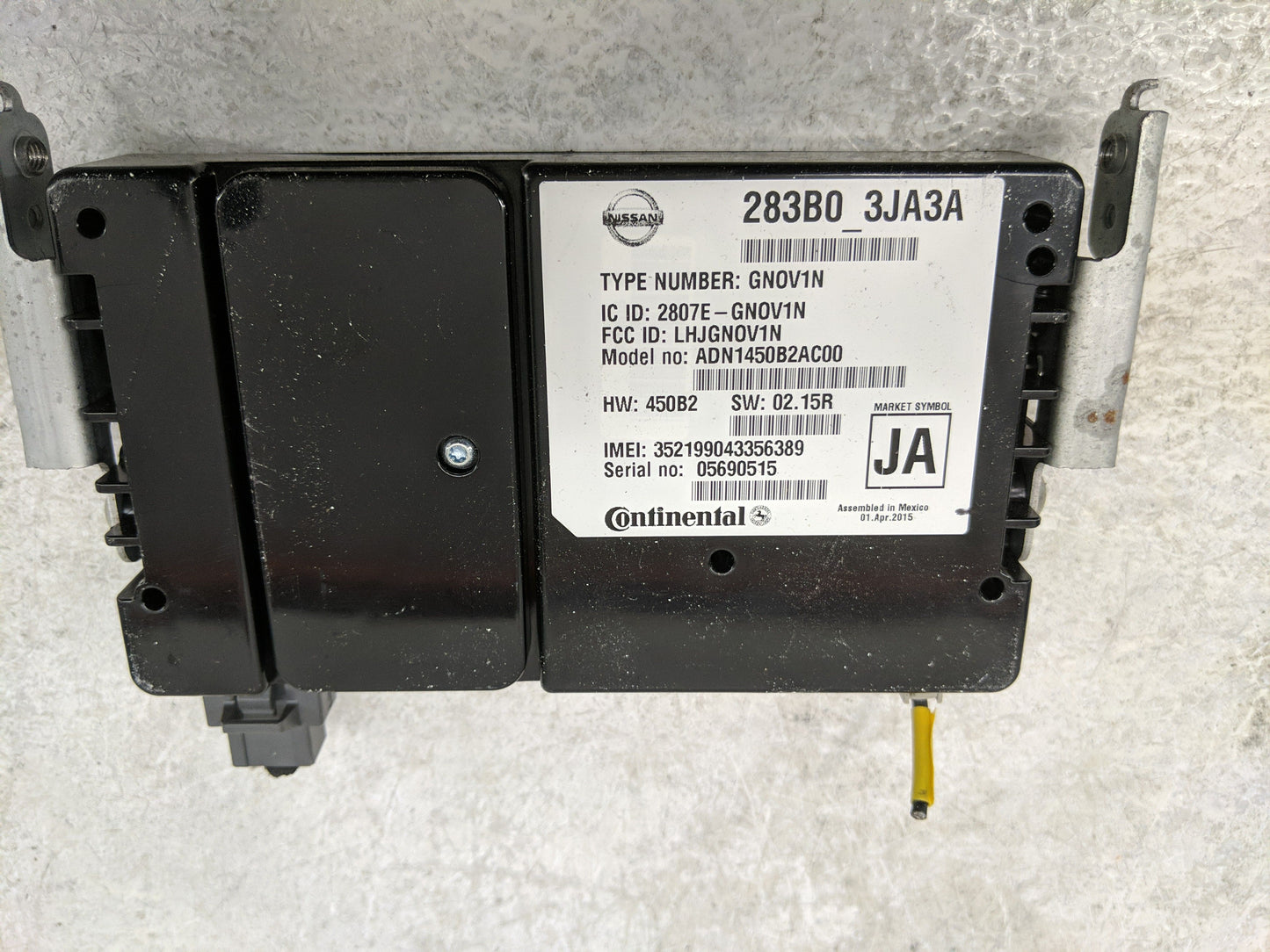 2014 Infiniti Qx60 Radio AM FM Cd Player Receiver Replacement P/N:283B0 3JA3A Fits OEM Used Auto Parts - Oemusedautoparts1.c