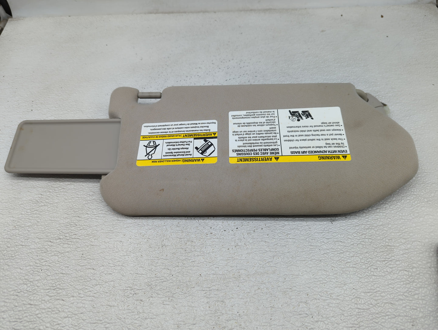 2014-2019 Infiniti Qx60 Sun Visor Shade Replacement Driver Left Mirror Fits Fits 2013 2014 2015 2016 2017 2018 2019 OEM Used