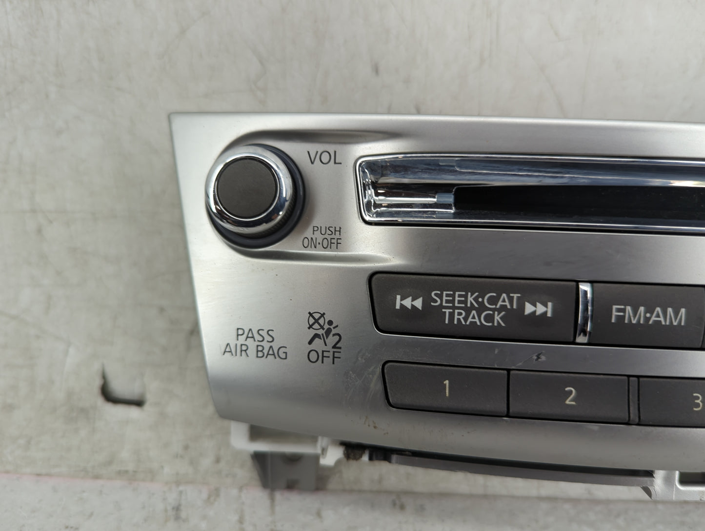 2014-2016 Infiniti Qx60 Radio Control Panel Silver - Oemusedautoparts1.com