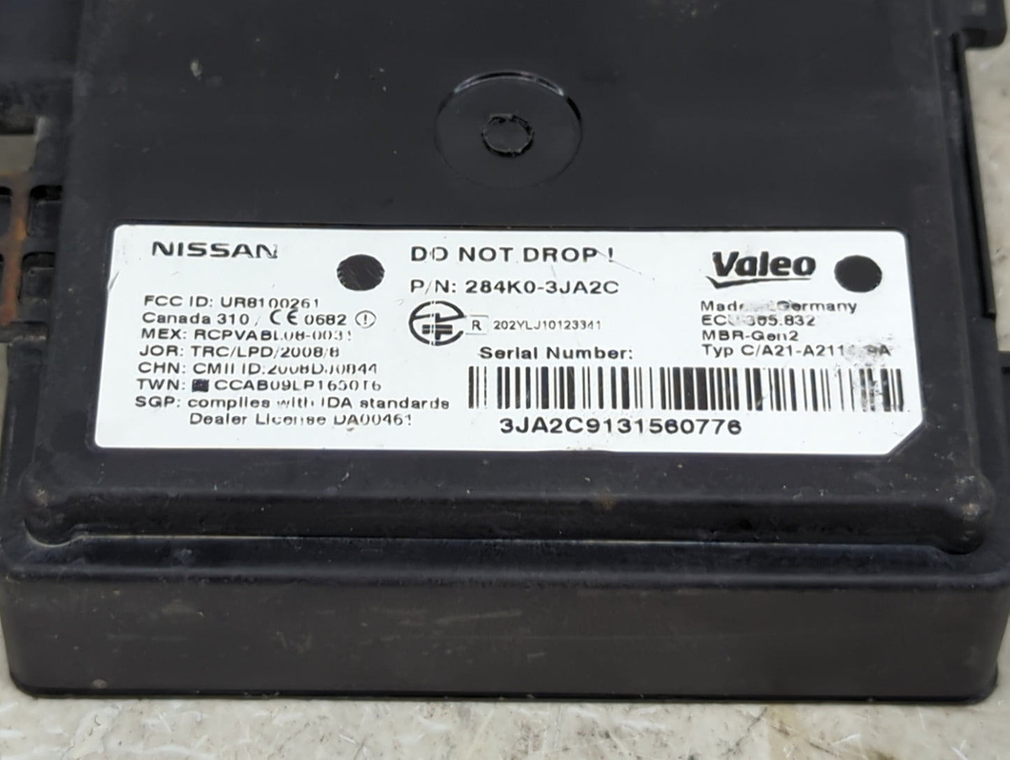 Infiniti Qx60 Chassis Control Module Ccm Bcm Body Control 284k0-3ja2c - Oemusedautoparts1.com