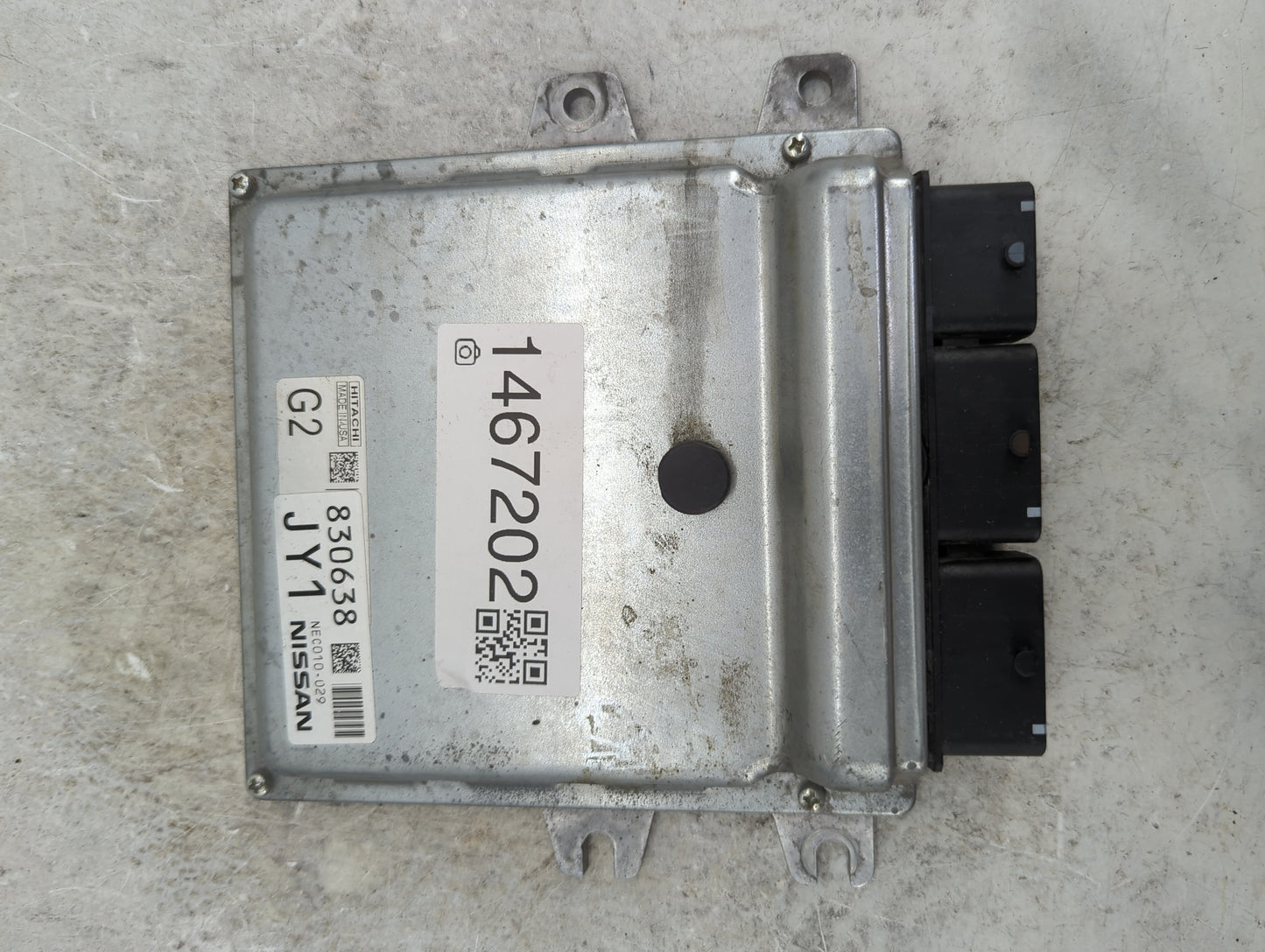 2014 Infiniti Qx60 PCM Engine Control Computer ECU ECM PCU OEM P/N:NEC010-029 MEC010-029 Fits OEM Used Auto Parts - Oemuseda