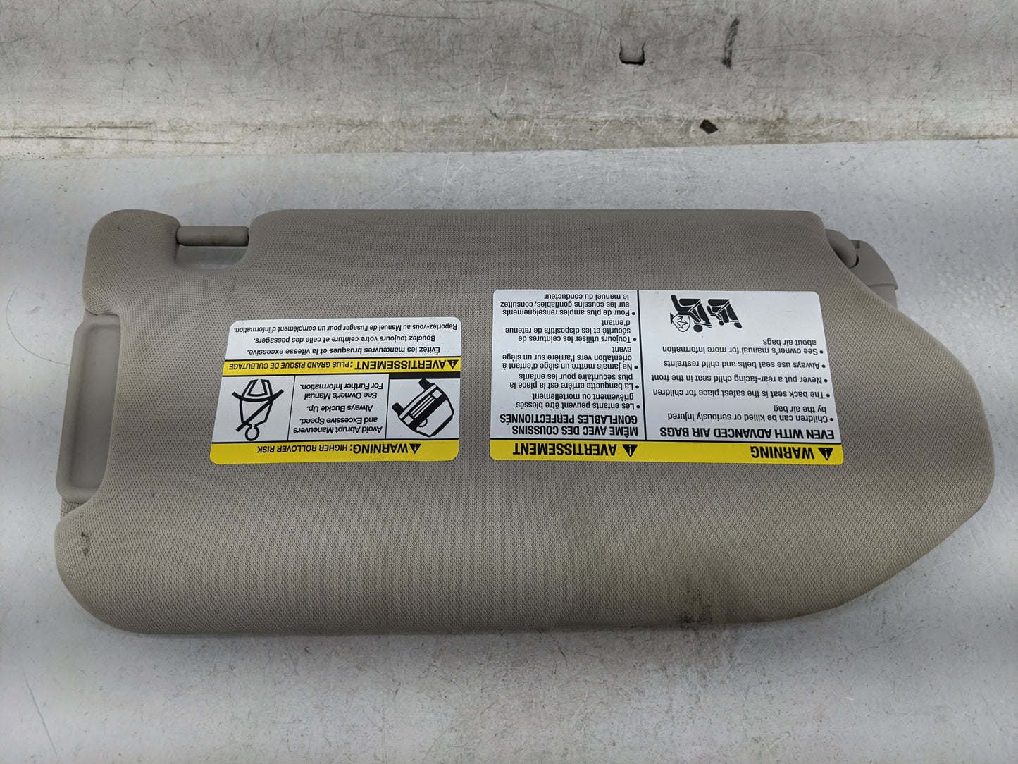2014-2019 Infiniti Qx60 Sun Visor Shade Replacement Driver Left Mirror Fits Fits 2013 2014 2015 2016 2017 2018 2019 OEM Used