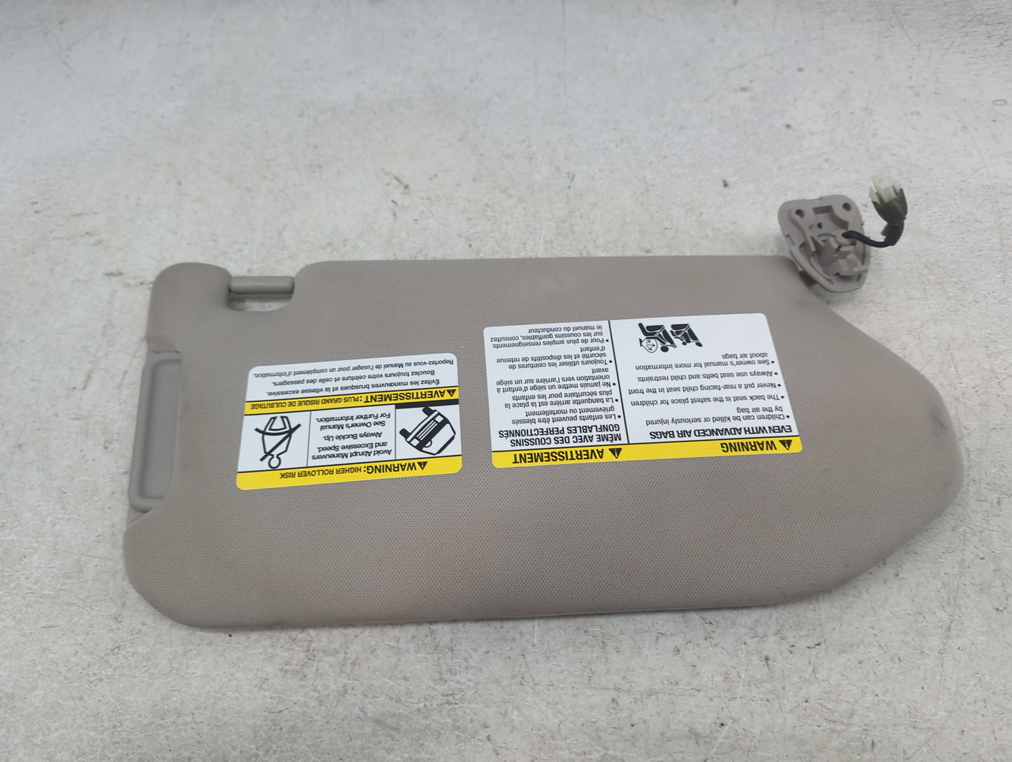 2014-2019 Infiniti Qx60 Sun Visor Shade Replacement Driver Left Mirror Fits Fits 2013 2014 2015 2016 2017 2018 2019 OEM Used